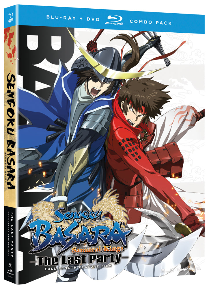 SENGOKU BASARA SAMURAI KINGS THE LAST PARTY BLU-RAY & DVD