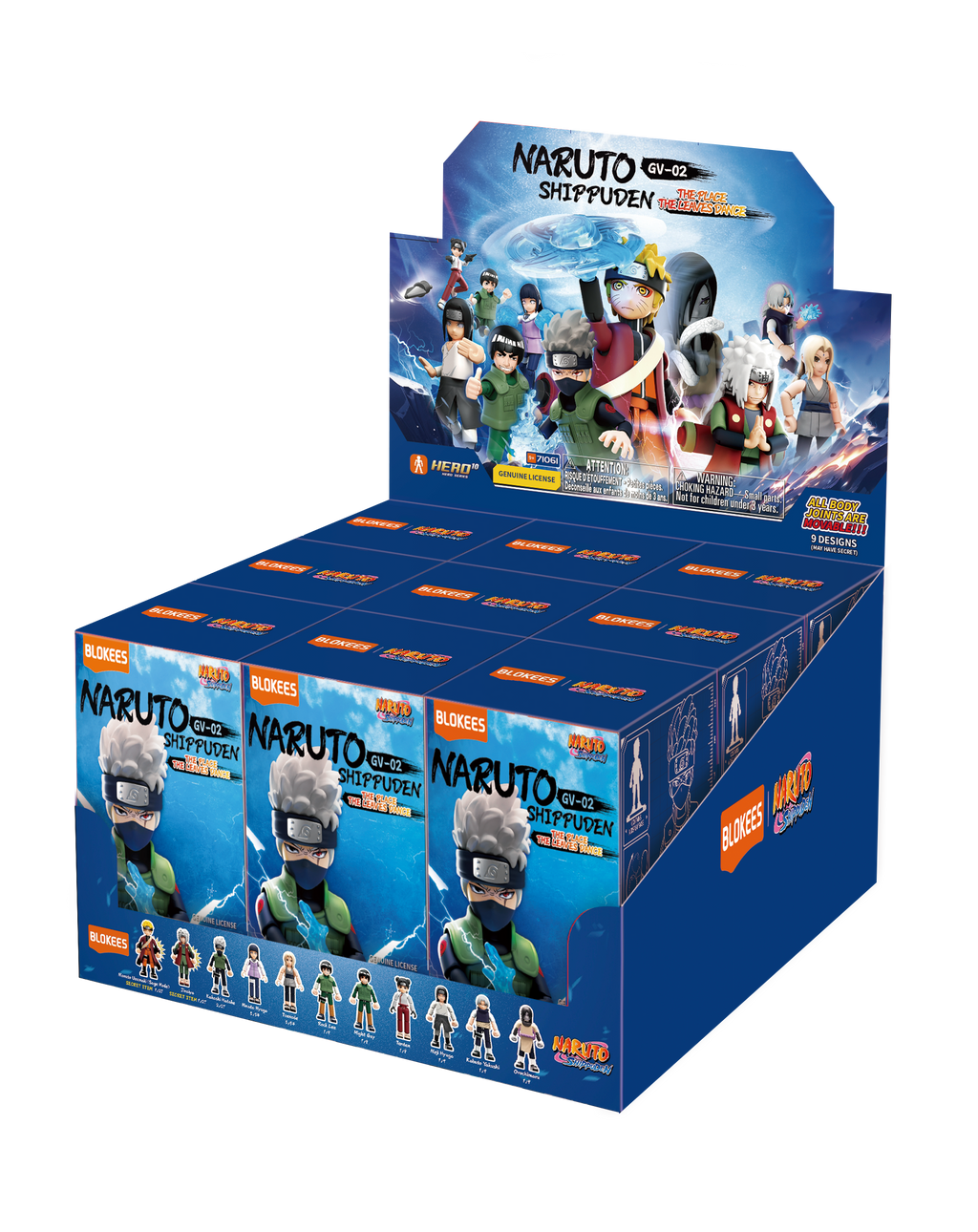 NARUTO - GV02 THE PLACE THE LEAVES DANCE BLIND BOX TRADING FIGURE