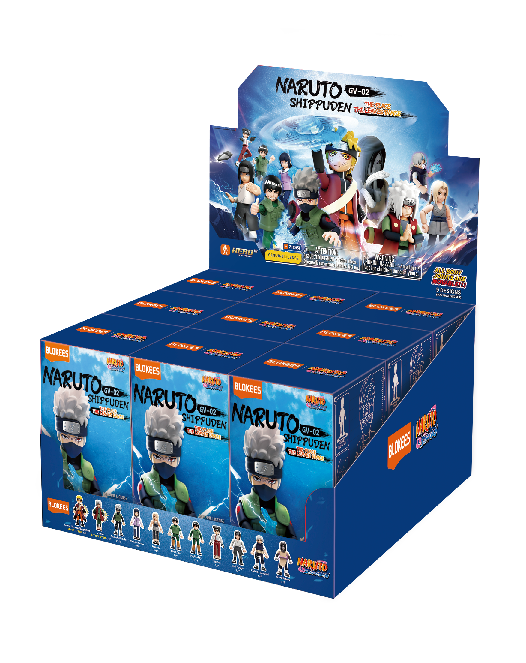 NARUTO - GV02 THE PLACE THE LEAVES DANCE BLIND BOX TRADING FIGURE