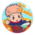 JUJUTSU KAISEN PUPPEINCAP VOLUME 01 ITADORI CAN BADGE