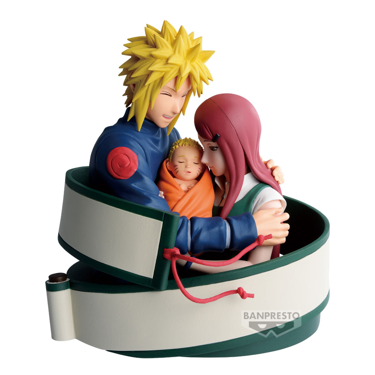 NARUTO 72 SERIES - 53 "NARUTO/MINATO/KUSHINA" FIGURE