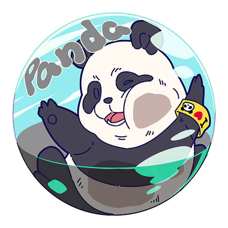 JUJUTSU KAISEN PUPPEINCAP VOLUME 01 PANDA CAN BADGE