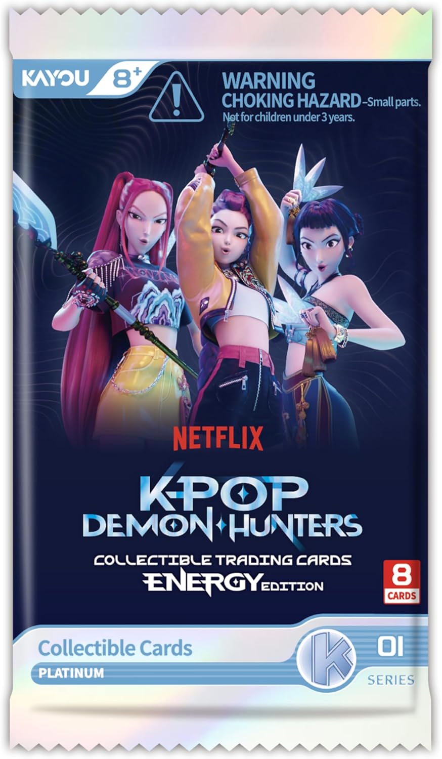 K-POP DEMON HUNTERS COLLECTIBLE TRADING CARDS "ENERGY EDITION" PACK