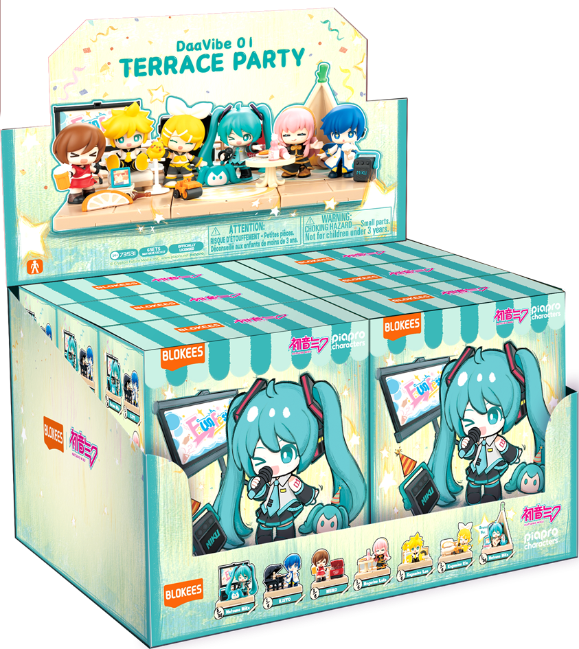 HATSUNE MIKU VB01 - BLOKEES TERRACE PARTY BLIND BOX TRADING FIGURE
