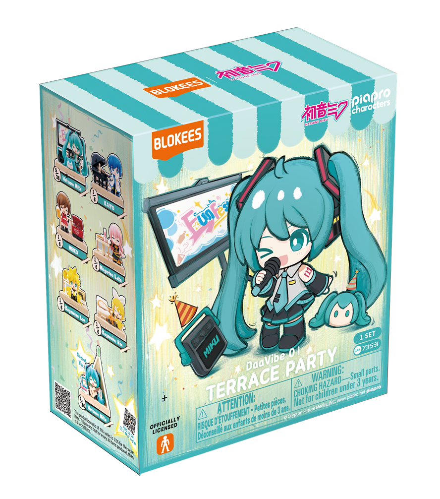 HATSUNE MIKU VB01 - BLOKEES TERRACE PARTY BLIND BOX TRADING FIGURE