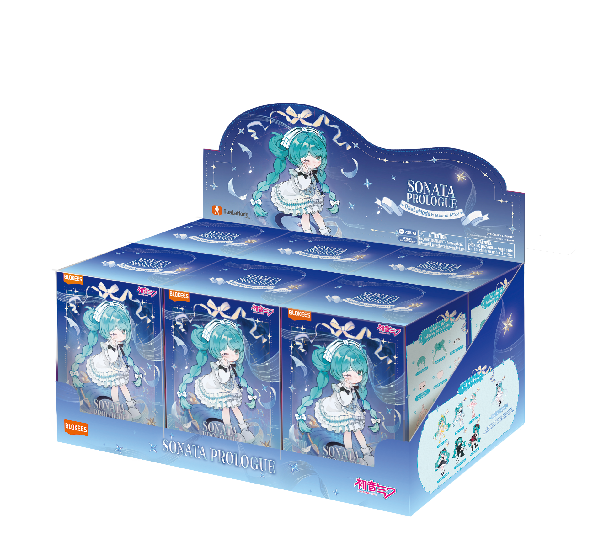 HATSUNE MIKU - DAALAMODE SERIES SONATA PROLOGUE BLOKEES BLIND BOX MODEL KIT