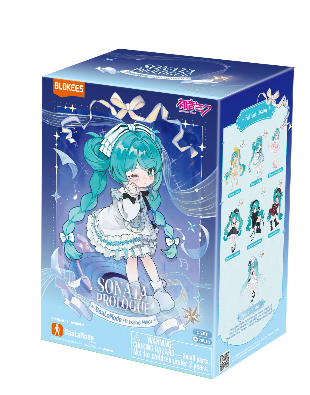 HATSUNE MIKU - DAALAMODE SERIES SONATA PROLOGUE BLOKEES BLIND BOX MODEL KIT