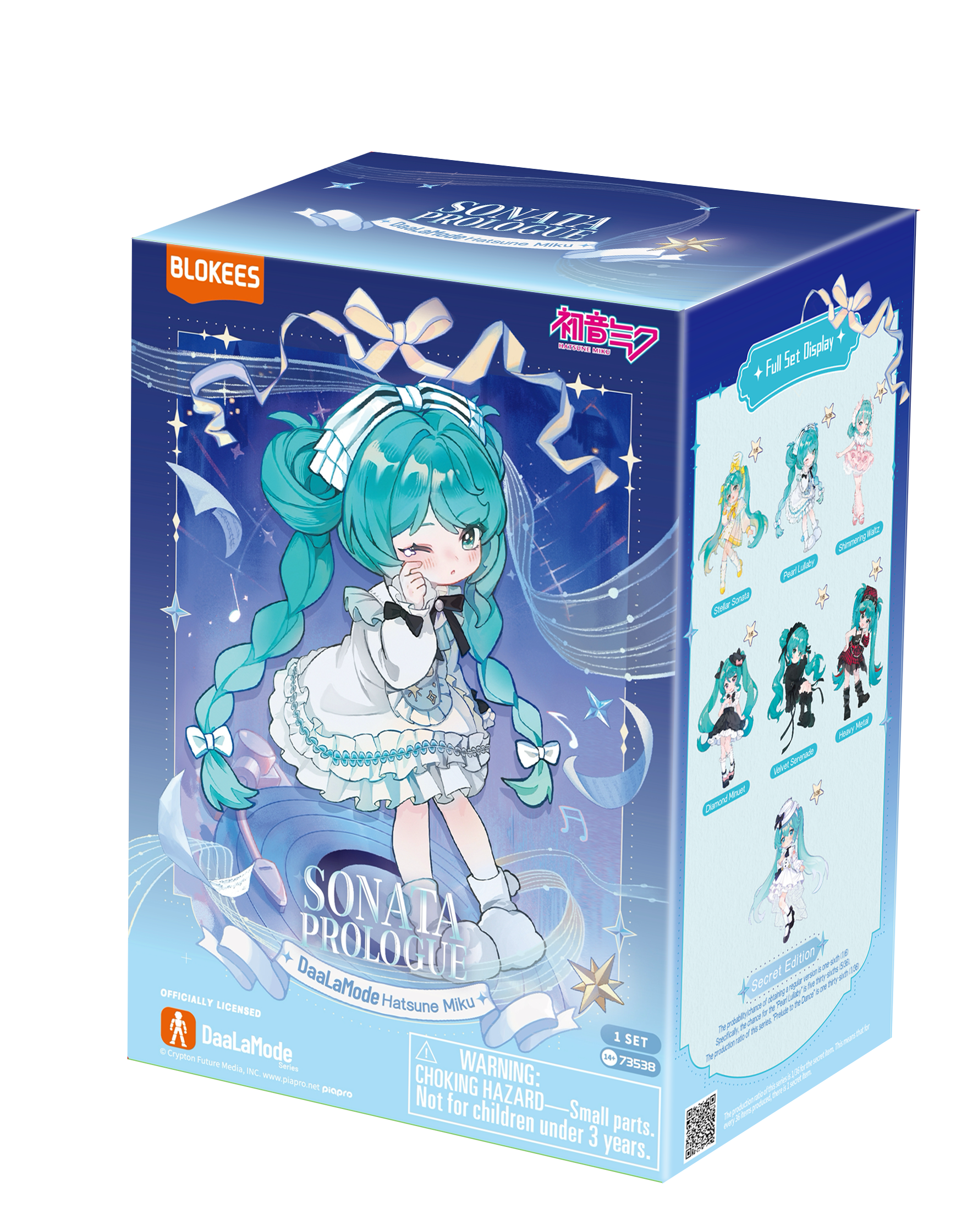 HATSUNE MIKU - DAALAMODE SERIES SONATA PROLOGUE BLOKEES BLIND BOX MODEL KIT