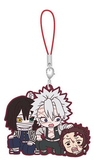 DEMON SLAYER OBANAI SANEMI TANJIRO V09 RUBBER PHONE STRAP