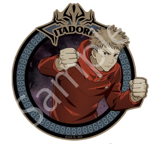 JUJUTSU KAISEN DIE CUT STICKER-Itadori
