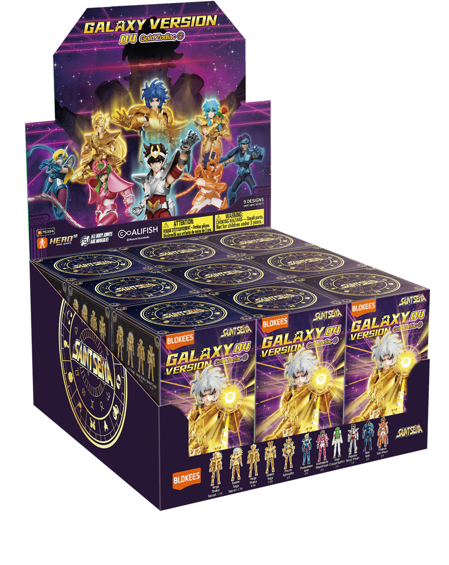 SAINT SEIYA - GV04 GOLD ZODIAC BLOKEES BLIND BOX TRADING FIGURE