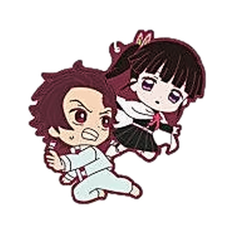 DEMON SLAYER VOL 10 RUBBER KEYCHAIN - TANJIRO & KANAO