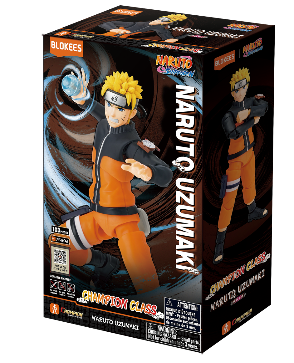 NARUTO SHIPPUDEN - BLOKEES CC02 CHAMPION CLASS NARUTO UZUMAKI MODEL KIT