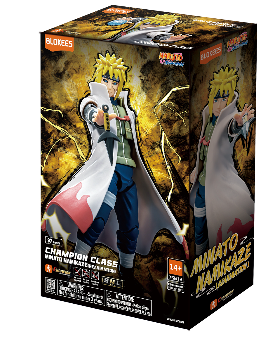 NARUTO SHIPPUDEN - BLOKEES CC03 CHAMPION CLASS MINATO NAMIKAZE MODEL KIT