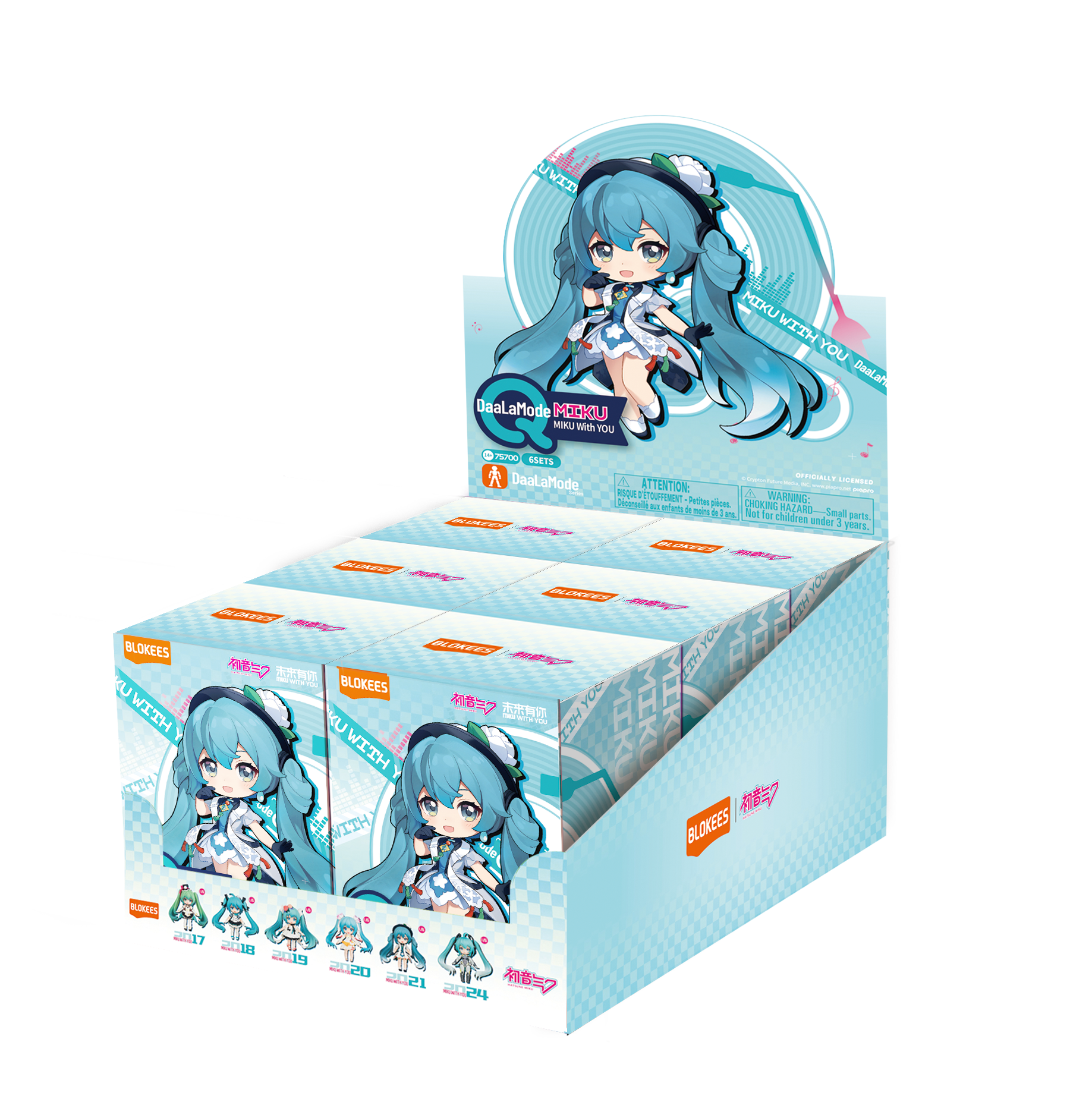 HATSUNE MIKU - FANTASTICS Q SERIES MIKU WITH YOU BLIND BOX TRADING FIGURE