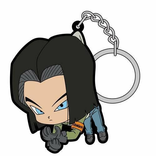 DRAGON BALL TSUMAMARE ANDROID 17 RUBBER KEYCHAIN