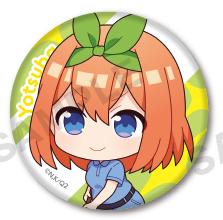 QUINTESSENTIAL QUINTUPLETS YOTSUBA SEASON 2 CLEANING CAN BADGE