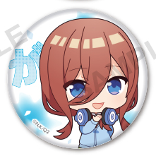 QUINTESSENTIAL QUINTUPLETS MIKU SEASON 2 SMILING CAN BADGE