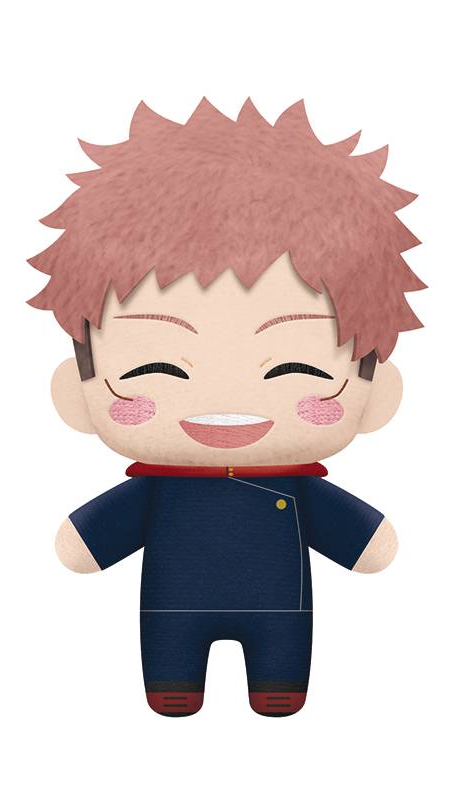 JUJUTSU KAISEN VOLUME 03 YUJI ITADORI KEYCHAIN PLUSH