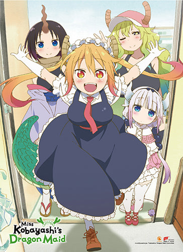 MISS KOBAYASHI'S DRAGON MAID - KEY ART HIGH-END WALLSCROLL
