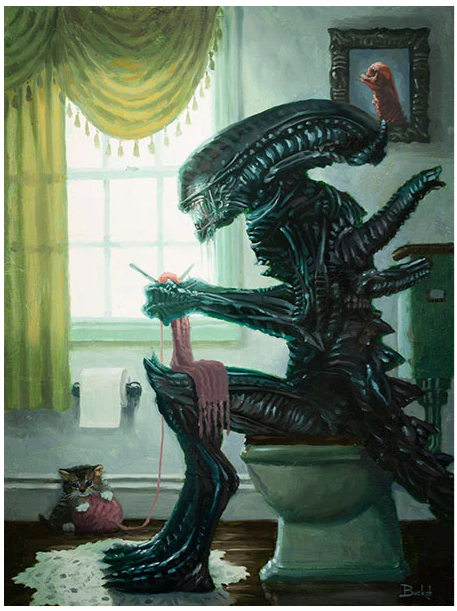 PARODY ART BY BUCKET - DROPPING ACID