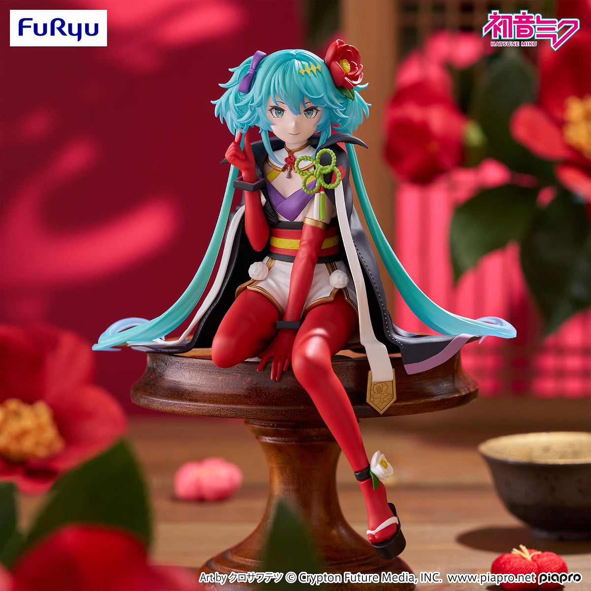 HATSUNE MIKU - FLOWER FAIRY CAMELLIA NOODLE STOPPER FIGURE