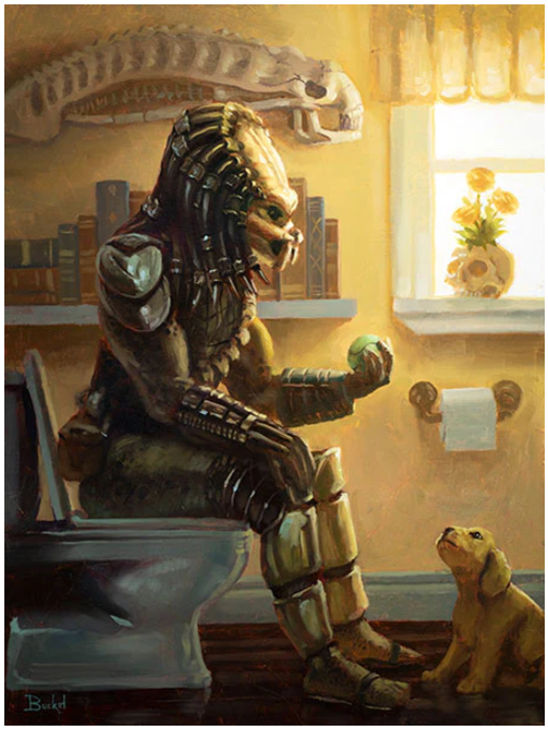 PARODY ART BY BUCKET - PREDATURD