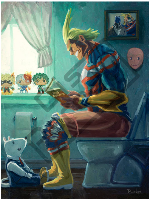 PARODY ART BY BUCKET - PUSH ULTRA