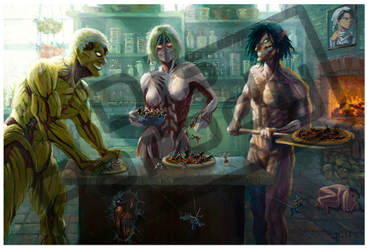 PARODY ART BY BUCKET - ROSA MARIA PIZZARIA