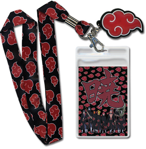 NARUTO SHIPPUDEN - AKATSUKI LANYARD