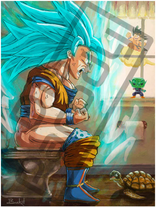 PARODY ART BY BUCKET - SUPER PRAYIN