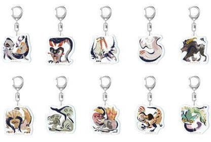 MONSTER HUNTER RISE ICON V02 TRADING ACRYLIC KEYCHAIN