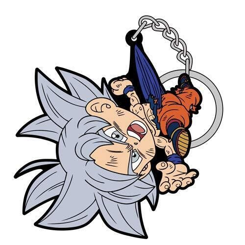 DRAGON BALL TSUMAMARE ULTRA INSTINCT GOKU RUBBER KEYCHAIN