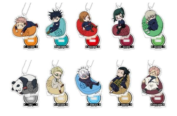 JUJUTSU KAISEN CUSHION ACRYLIC TRADING KEYCHAIN