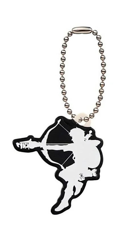 ZELDA BREATH OF THE WILD SILHOUETTE MASCOT KEYCHAIN