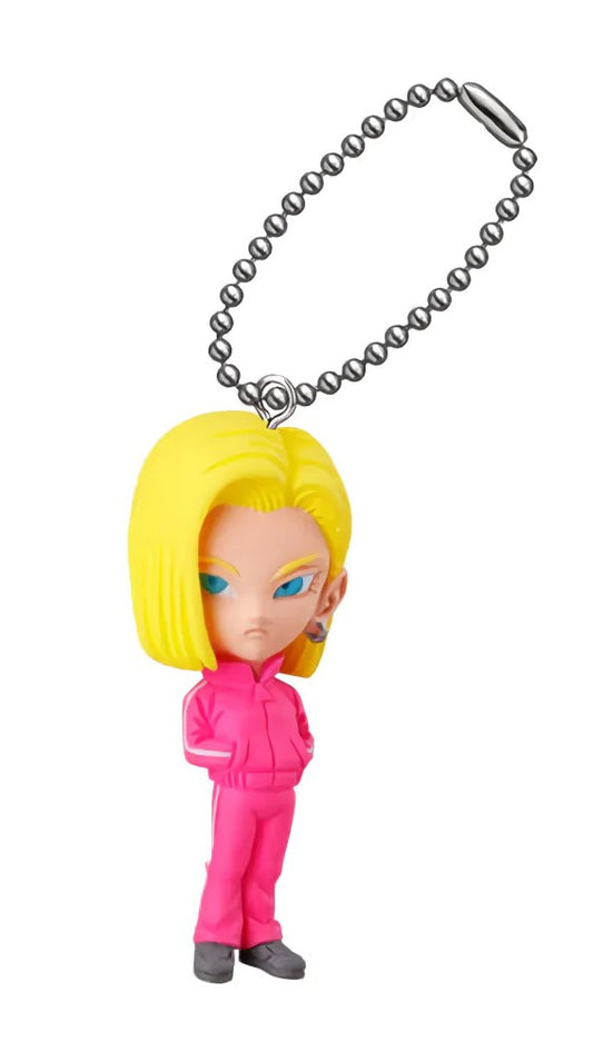 DRAGON BALL ULTRA DEFORMED MASCOT BURST #31 ANDROID 18 3D KEYCHAIN