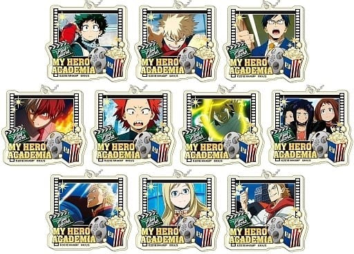 MY HERO ACADEMIA TWO HEROES ACRYLIC TRADING KEYCHAIN