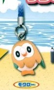 POKEMON SUN & MOON VOLUME 02 NETSUKE ROWLETT PHONE STRAP