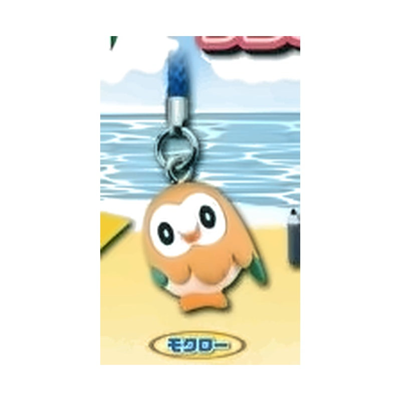 POKEMON SUN & MOON VOLUME 02 NETSUKE ROWLETT PHONE STRAP