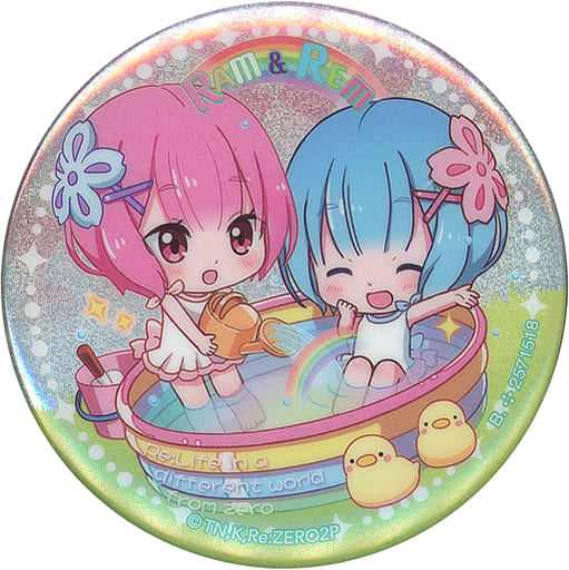 RE:ZERO ASSORTED CAN BADGE - REM & RAM DAY