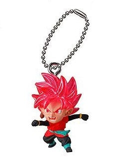 DRAGON BALL UDM 21 SUPER SAIYAN GOD GOKU GREEN BELT BEAT 3D KEYCHAIN