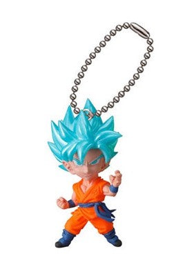 DRAGON BALL UDM V 04 SUPER SAIYAN GOD SUPER SAIYAN GOKU 3D KEYCHAIN