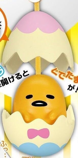 GUDETAMA KARA ATTARA EASTER EGG 3D STRAP