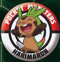 POKEMON XY&Z CHESPIN CAN BADGE COLLECTION PIN