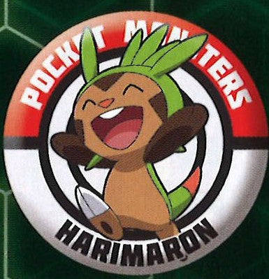 POKEMON XY&Z CHESPIN CAN BADGE COLLECTION PIN