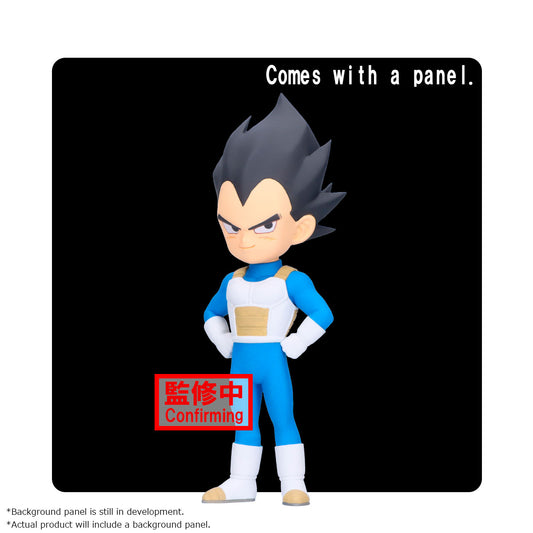 DRAGON BALL VEGETA CRANE PRIZE FIGURE WITH PANEL