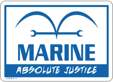 ONE PIECE MARINE STICKER