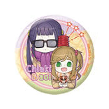 LAID BACK CAMP CAN BADGE C-Chiaki Aoi