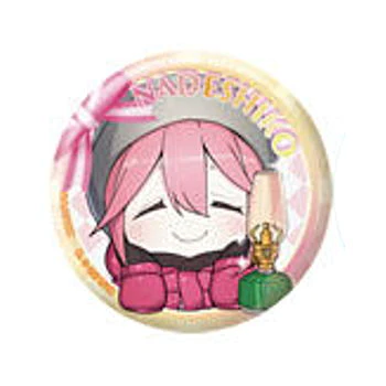 LAID BACK CAMP CAN BADGE C-Nadeshiko A