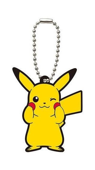 POKEMON VOLUME 06 PIKACHU CHEEK RUB RUBBER KEYCHAIN